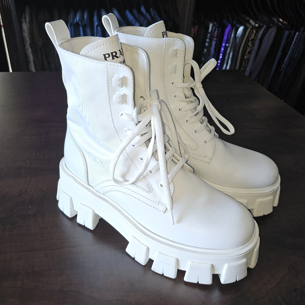 Prada Combat Boots
